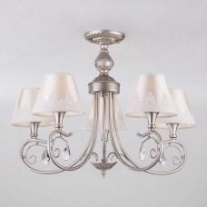 Люстра потолочная Eurosvet Incanto 60069/5 серебряный