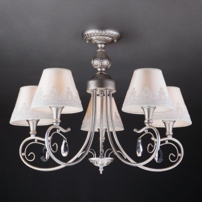 Люстра потолочная Eurosvet Incanto 60069/5 серебряный Люстра потолочная Eurosvet Incanto 60069/5 серебряный