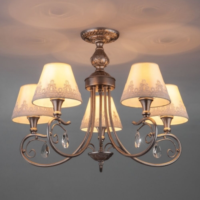 Люстра потолочная Eurosvet Incanto 60069/5 серебряный Люстра потолочная Eurosvet Incanto 60069/5 серебряный