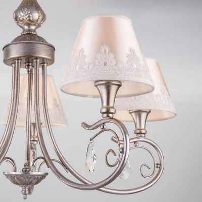 Люстра потолочная Eurosvet Incanto 60069/5 серебряный Люстра потолочная Eurosvet Incanto 60069/5 серебряный