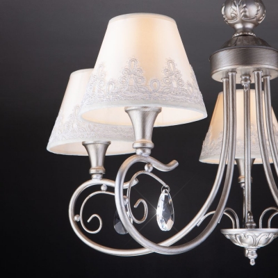 Люстра потолочная Eurosvet Incanto 60069/5 серебряный Люстра потолочная Eurosvet Incanto 60069/5 серебряный