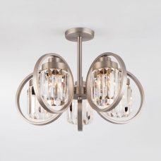 Люстра потолочная Eurosvet Loraine 10095/5 сатинированный никель