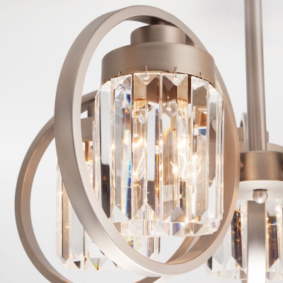 Люстра потолочная Eurosvet Loraine 10095/5 сатинированный никель