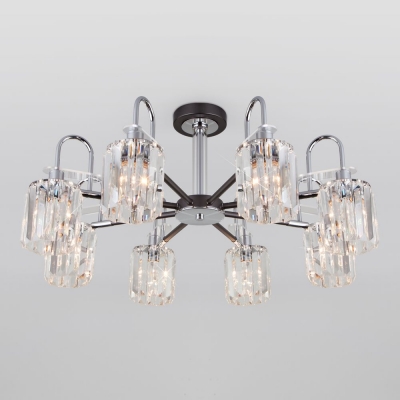 Люстра потолочная Eurosvet Tenia 70090/8 графит