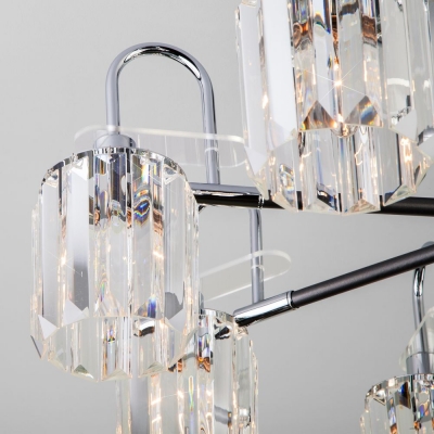 Люстра потолочная Eurosvet Tenia 70090/8 графит Люстра потолочная Eurosvet Tenia 70090/8 графит