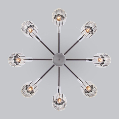 Люстра потолочная Eurosvet Tenia 70090/8 графит Люстра потолочная Eurosvet Tenia 70090/8 графит