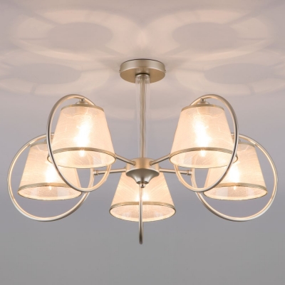 Люстра потолочная Eurosvet Volante 60093/5 перламутровое золото