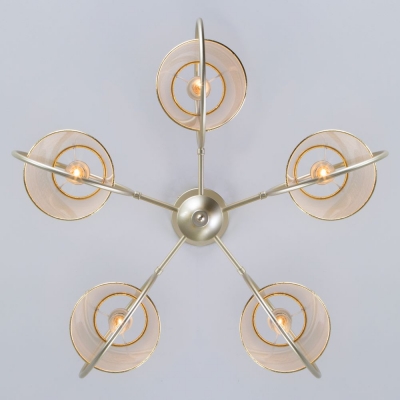 Люстра потолочная Eurosvet Volante 60093/5 перламутровое золото