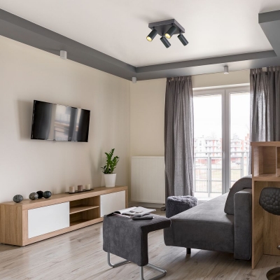 Потолочный светодиодный светильник Eurosvet Fleur 20066/4 чёрный Потолочный светодиодный светильник Eurosvet Fleur 20066/4 чёрный