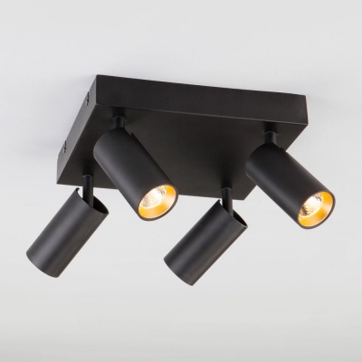 Потолочный светодиодный светильник Eurosvet Fleur 20066/4 чёрный Потолочный светодиодный светильник Eurosvet Fleur 20066/4 чёрный