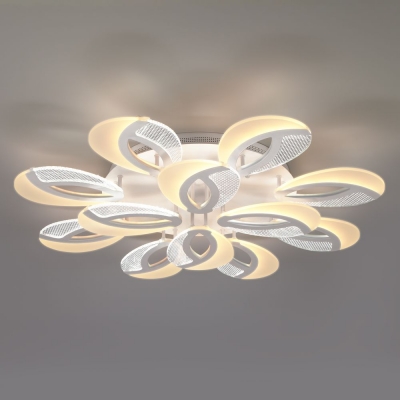 Светодиодная люстра Eurosvet Flake 90140/12 белый