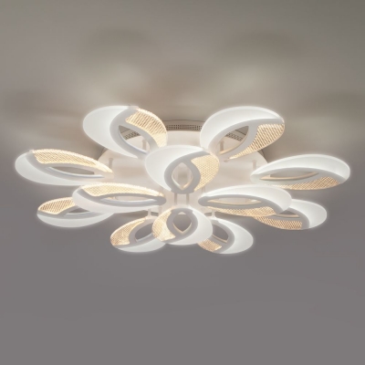 Светодиодная люстра Eurosvet Flake 90140/12 белый Светодиодная люстра Eurosvet Flake 90140/12 белый