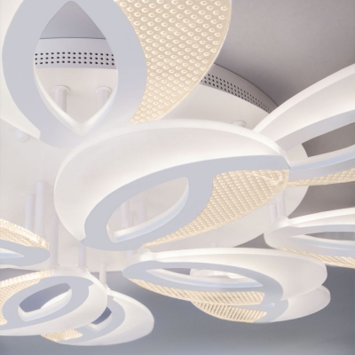 Светодиодная люстра Eurosvet Flake 90140/12 белый Светодиодная люстра Eurosvet Flake 90140/12 белый