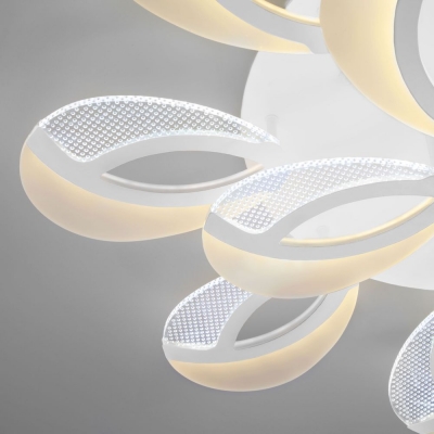 Светодиодная люстра Eurosvet Flake 90140/12 белый Светодиодная люстра Eurosvet Flake 90140/12 белый