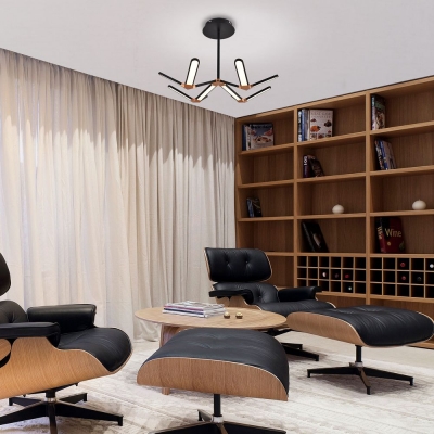 Светодиодная люстра Eurosvet Kyoto 90147/4 чёрный;золото