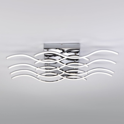 Светодиодная люстра Eurosvet Petrel 90122/8 хром