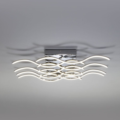 Светодиодная люстра Eurosvet Petrel 90122/8 хром Светодиодная люстра Eurosvet Petrel 90122/8 хром