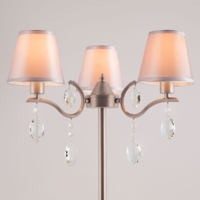 Торшер Eurosvet Aurelia 01059/3 сатинированный никель Торшер Eurosvet Aurelia 01059/3 сатинированный никель