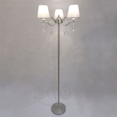 Торшер Eurosvet Aurelia 01059/3 сатинированный никель Торшер Eurosvet Aurelia 01059/3 сатинированный никель