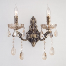 Двойное бра Bogate's Beatrix 285/2 античная бронза