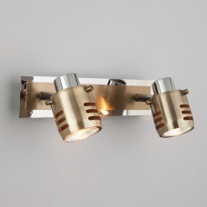 Двойное бра Eurosvet Leonardo 23463/2 хром;античная бронза