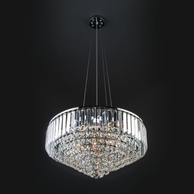 Хрустальная люстра Eurosvet Torreta 10105/9 хром Хрустальная люстра Eurosvet Torreta 10105/9 хром