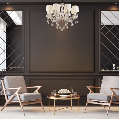 Люстра Eurosvet Argenta 10098/8 серебряный