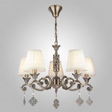 Люстра Eurosvet Marcella 60042/5 античная бронза