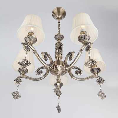 Люстра Eurosvet Marcella 60042/5 античная бронза