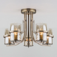 Люстра потолочная Eurosvet Coppa 60085/5 античная бронза