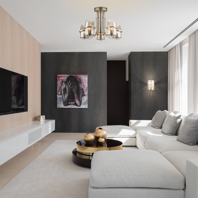 Люстра потолочная Eurosvet Coppa 60085/5 античная бронза