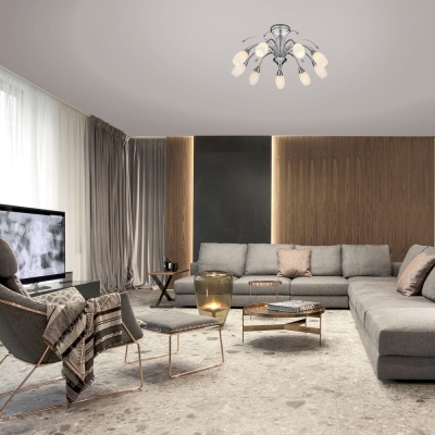 Люстра потолочная Eurosvet Ginevra 22080/9 хром Люстра потолочная Eurosvet Ginevra 22080/9 хром