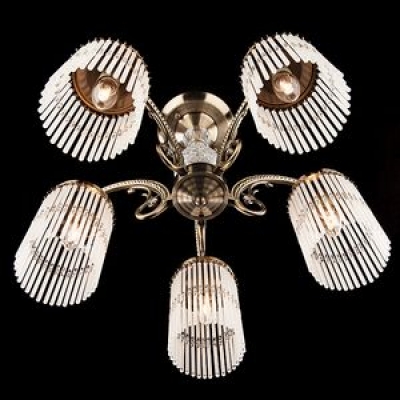 Люстра потолочная Eurosvet Houston 60014/5 античная бронза