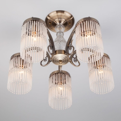 Люстра потолочная Eurosvet Houston 60014/5 античная бронза