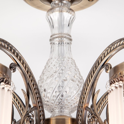 Люстра потолочная Eurosvet Houston 60014/5 античная бронза