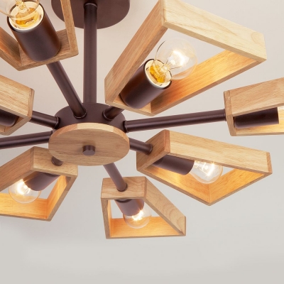 Люстра потолочная Eurosvet Klark 70056/8 коричневый