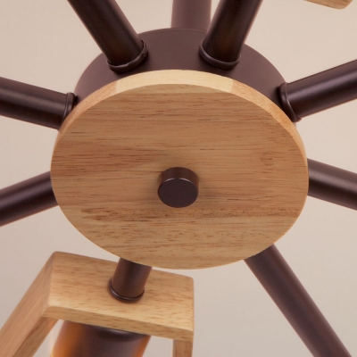 Люстра потолочная Eurosvet Klark 70056/8 коричневый