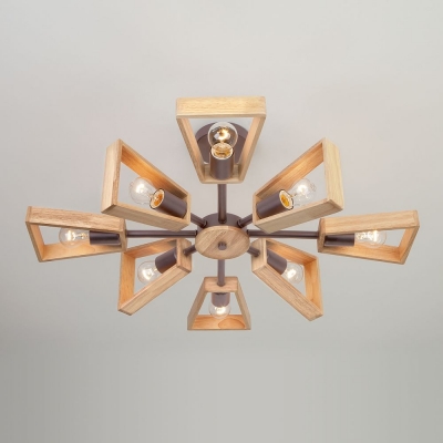 Люстра потолочная Eurosvet Klark 70056/8 коричневый