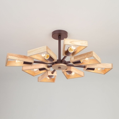 Люстра потолочная Eurosvet Klark 70056/8 коричневый