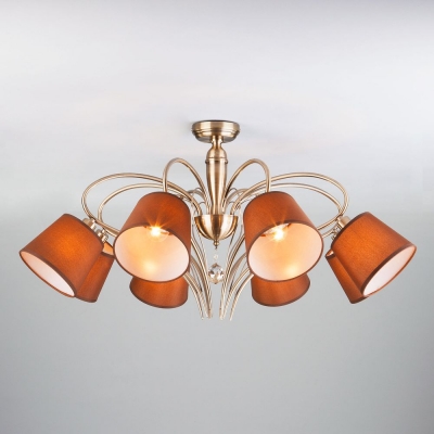 Люстра потолочная Eurosvet Lilly 60074/8 античная бронза