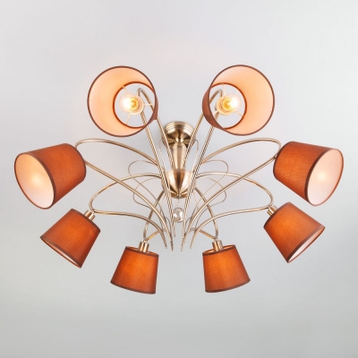 Люстра потолочная Eurosvet Lilly 60074/8 античная бронза