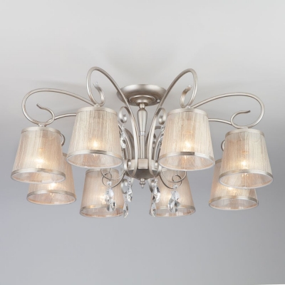 Люстра потолочная Eurosvet Liona 60065/8 серебряный