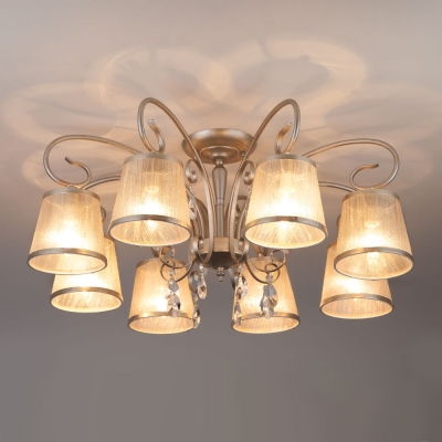 Люстра потолочная Eurosvet Liona 60065/8 серебряный