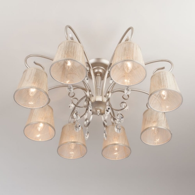 Люстра потолочная Eurosvet Liona 60065/8 серебряный