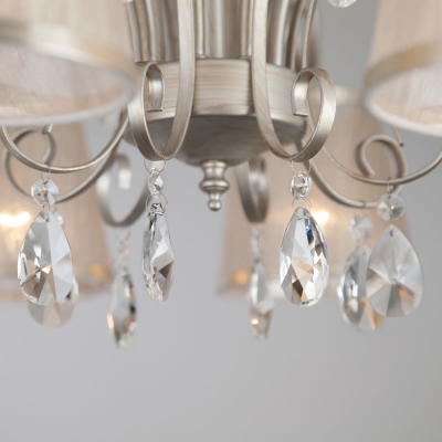 Люстра потолочная Eurosvet Liona 60065/8 серебряный