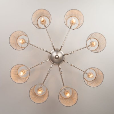 Люстра потолочная Eurosvet Liona 60065/8 серебряный