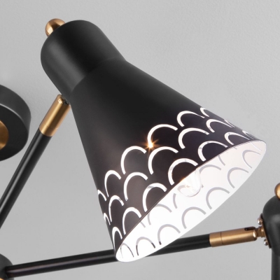 Люстра потолочная Eurosvet Trina 70100/6 античная бронза;чёрный