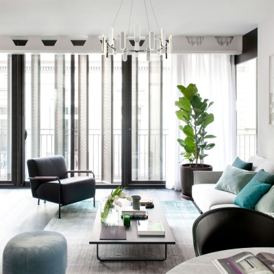 Светодиодная люстра Eurosvet Riddle 90206/16 хром