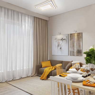 Светодиодная люстра Eurosvet Salient 90155/4 белый