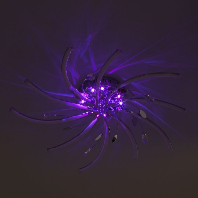 Светодиодная люстра Eurosvet Windmill 90125/10 хром Светодиодная люстра Eurosvet Windmill 90125/10 хром